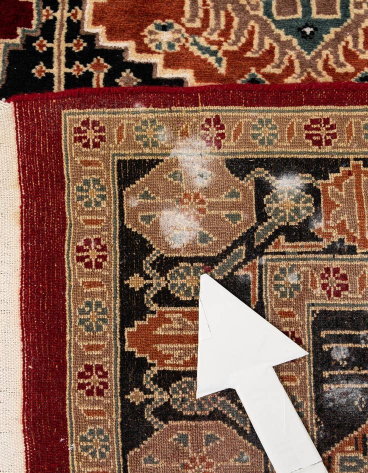 Detail image of 4' 3 x 6' 5  Hand Knotted Lahour Oriental Rug