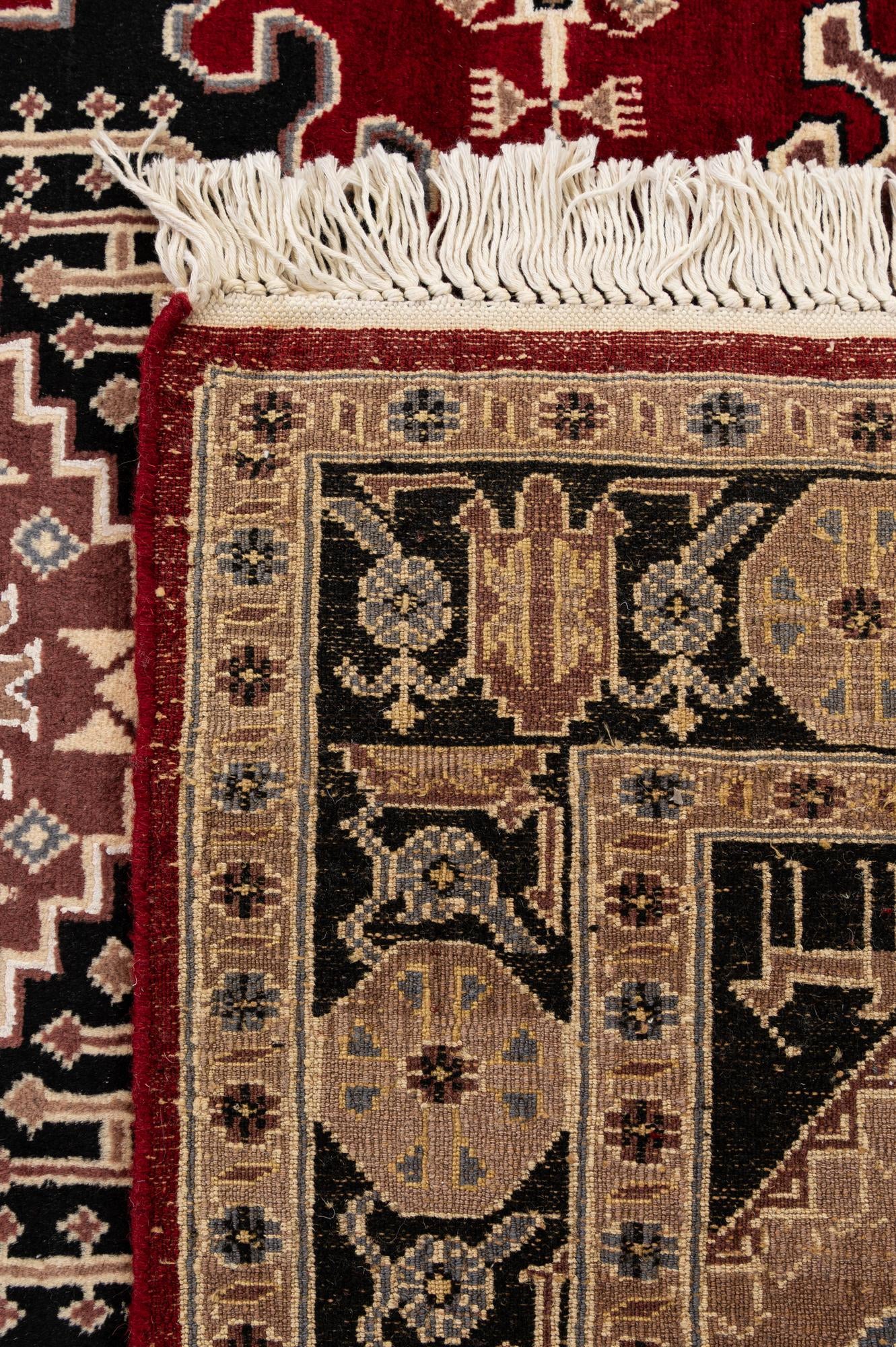 4' 2 x 6' 2 Hand Knotted Lahour Oriental Rug