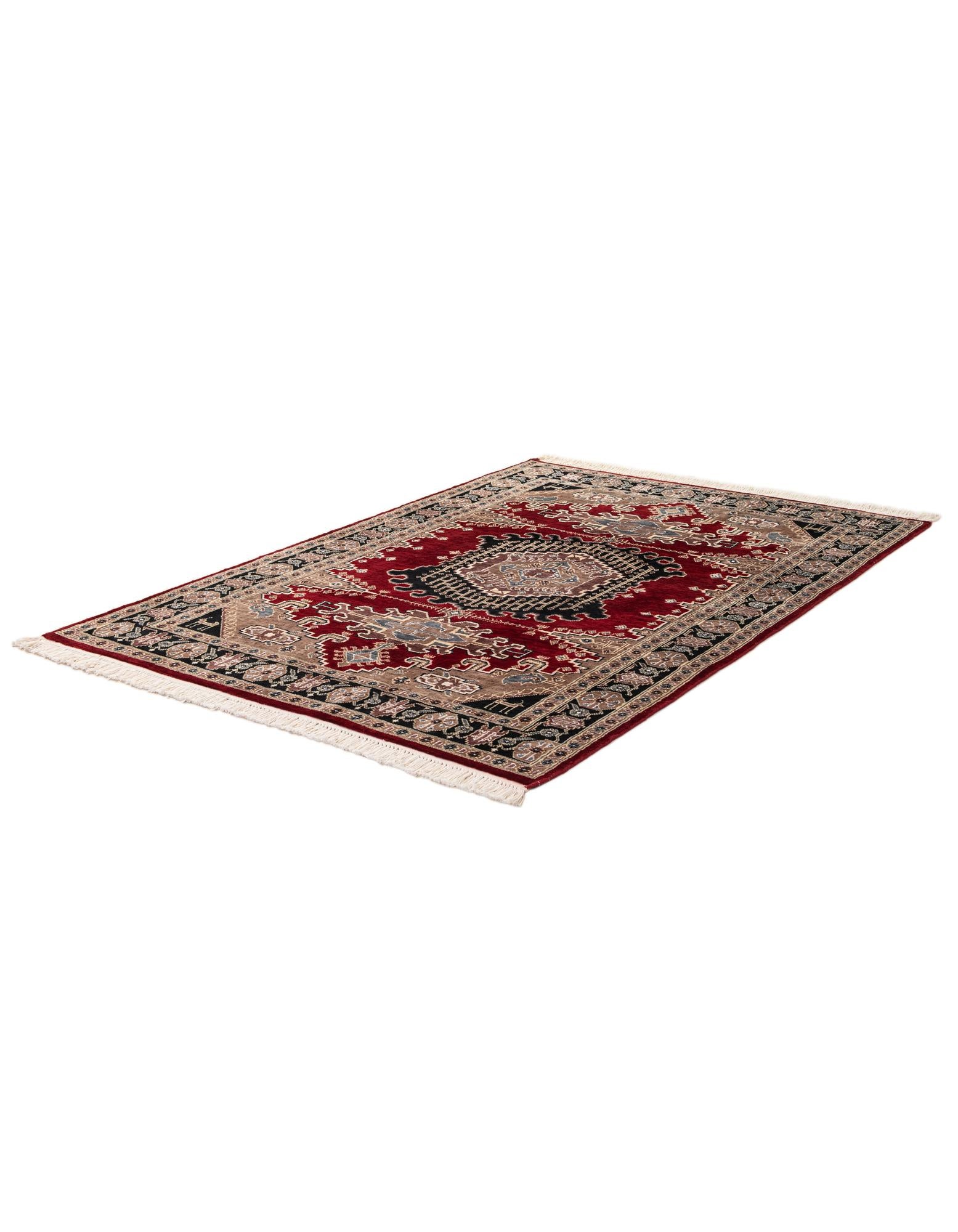 4' 2 x 6' 2 Hand Knotted Lahour Oriental Rug