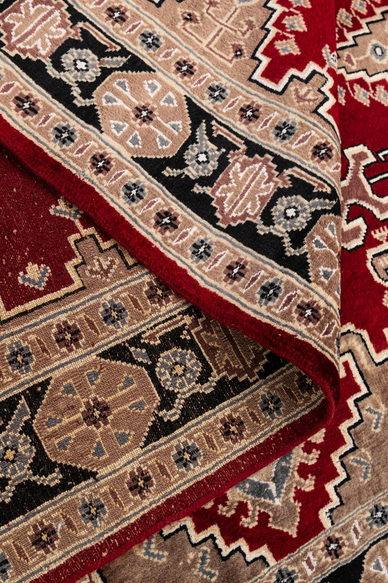 4' 2 x 6' 2 Hand Knotted Lahour Oriental Rug
