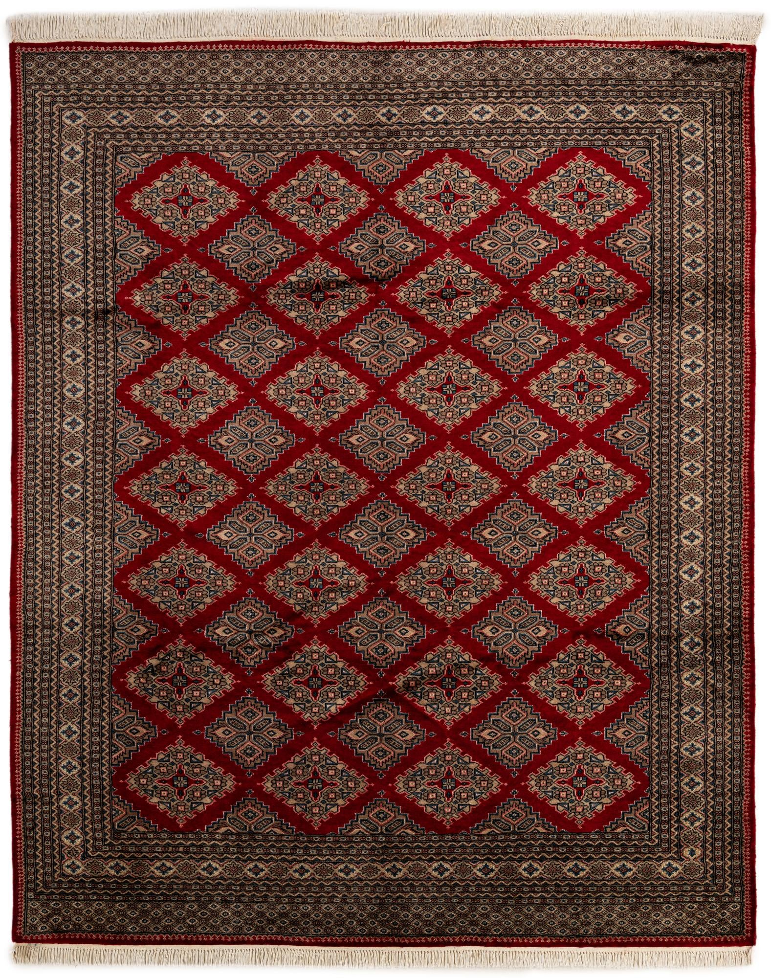 8' x 9' 10 Hand Knotted Lahour Oriental Rug