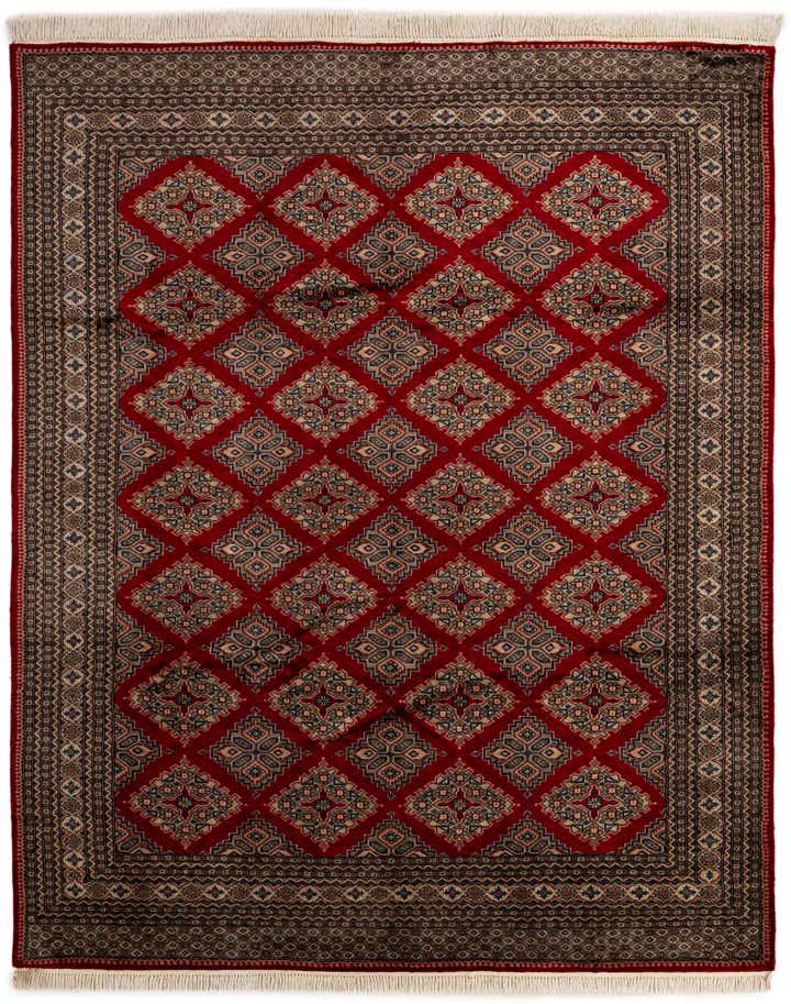 8' x 9' 10 Hand Knotted Lahour Oriental Rug