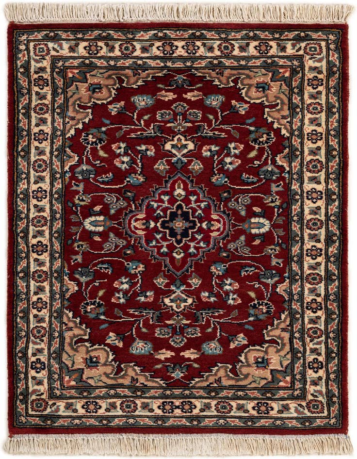 Detail image of 2' 7 x 4' 2 Hand Knotted Lahour Wool Rug