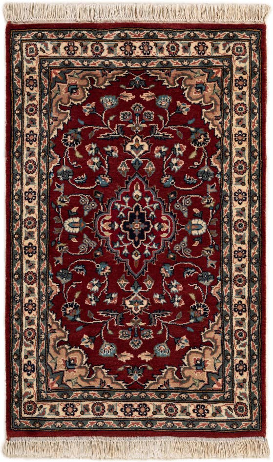 Detail image of 2' 7 x 4' 2 Hand Knotted Lahour Wool Rug