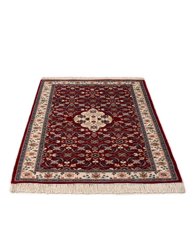 Detail image of 3' 2 x 4' 10 Hand Knotted Lahour Wool Rug