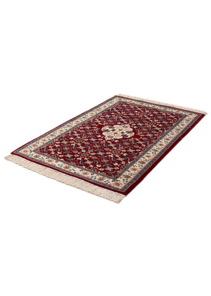 3' 2 x 4' 10 Hand Knotted Lahour Wool Rug