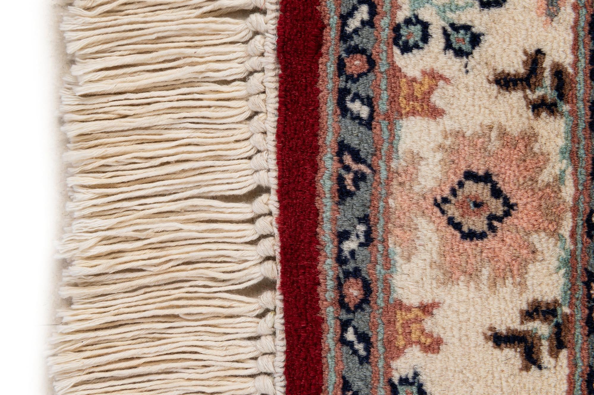 3' 2 x 4' 10 Hand Knotted Lahour Wool Rug
