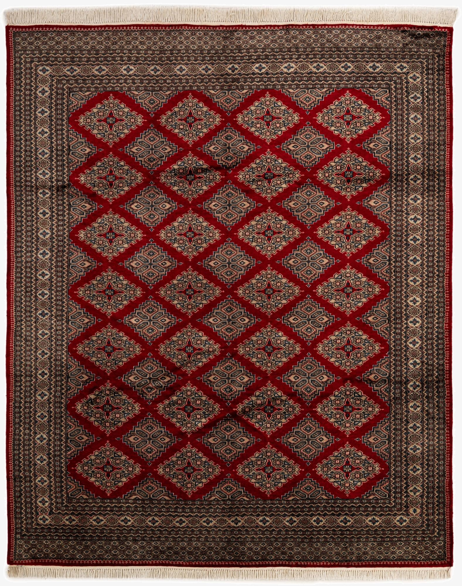 8' x 9' 10  Hand Knotted Lahour Oriental Rug