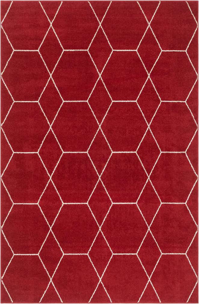 6' x 9' Lattice Frieze Rug