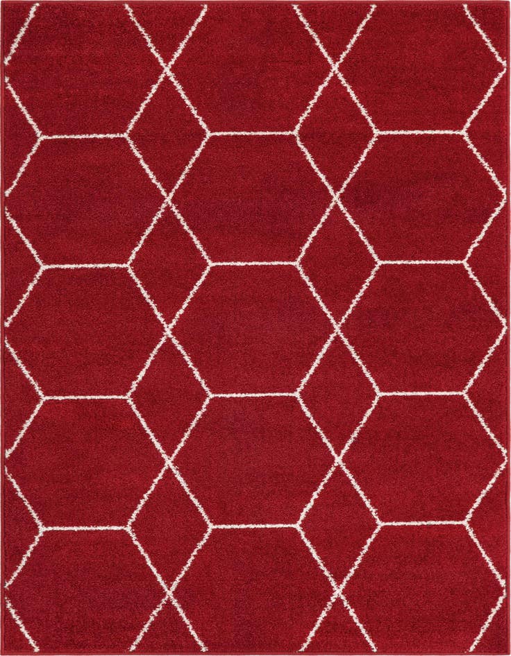 Detail image of 3' x 5' 3 Lattice Frieze Rug