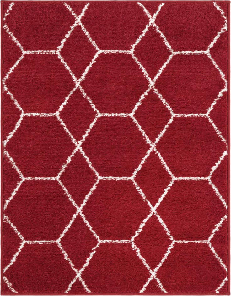 Detail image of 2' x 3' Lattice Frieze Rug