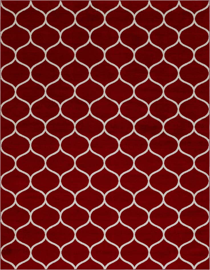 Detail image of 10' x 14' Lattice Frieze Rug