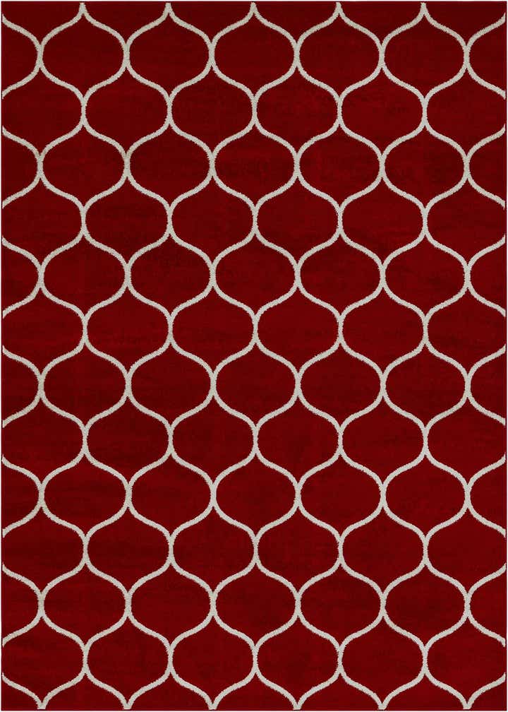 7' 10 x 11' Lattice Frieze Rug