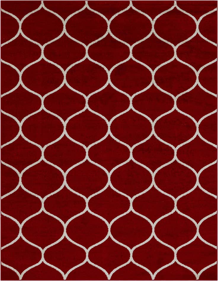 Detail image of 7' x 10' Lattice Frieze Rug