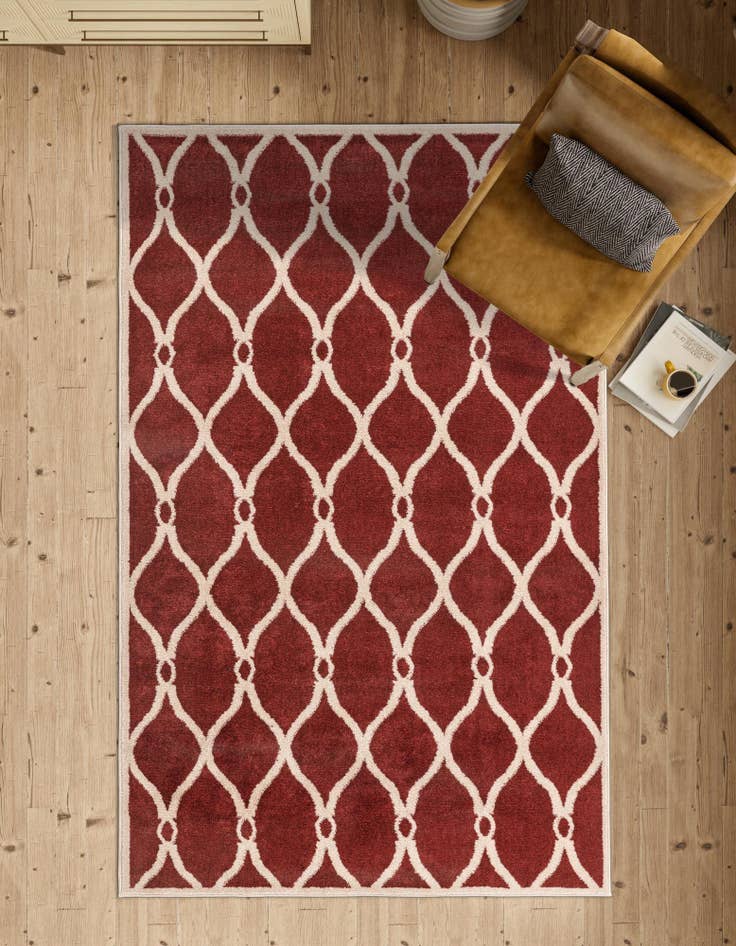 Detail image of 5' x 8' Lattice Rug