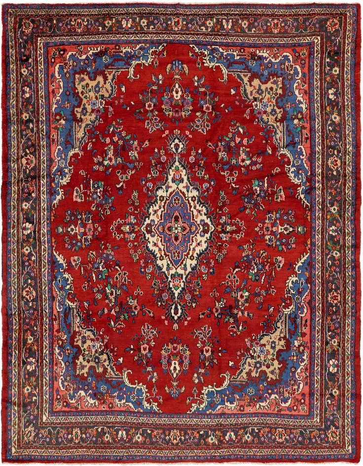 Detail image of 10' 4 x 13' Hand Knotted Liliyan Persian Wool Rug