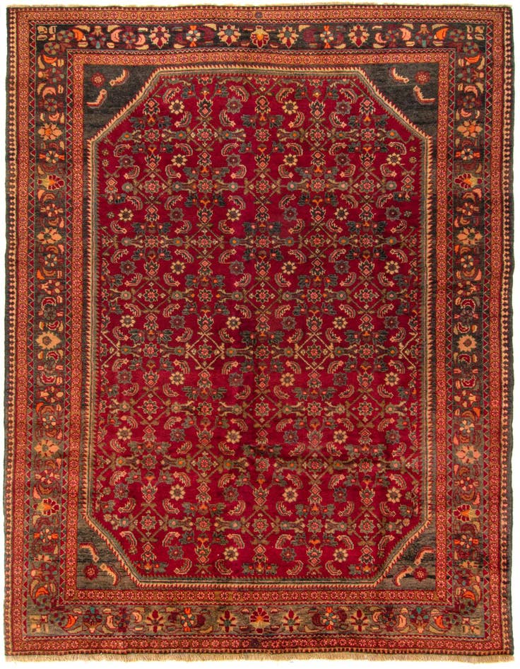 Detail image of 7' 7 x 10' 3 Hand Knotted Liliyan Persian Wool Rug
