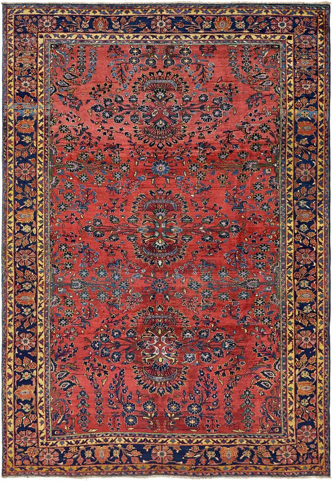 Detail image of 255cm x 380cm anudado a mano Liliyan Alfombra Persa Lana
