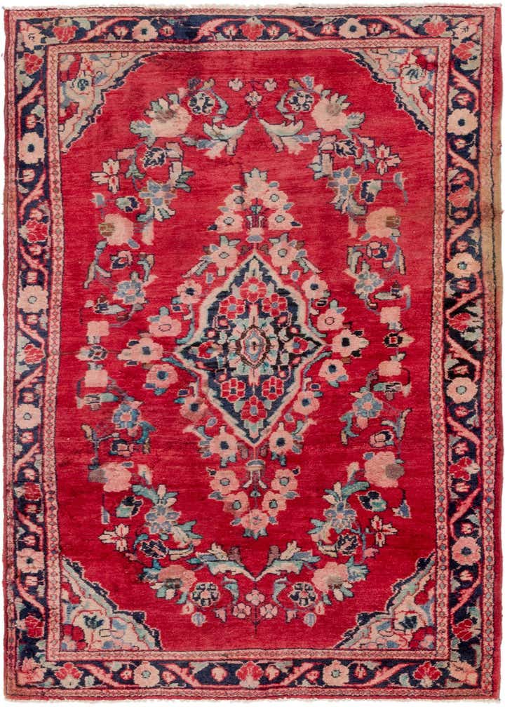 4' 3 x 6' 7 Liliyan Wool Rug