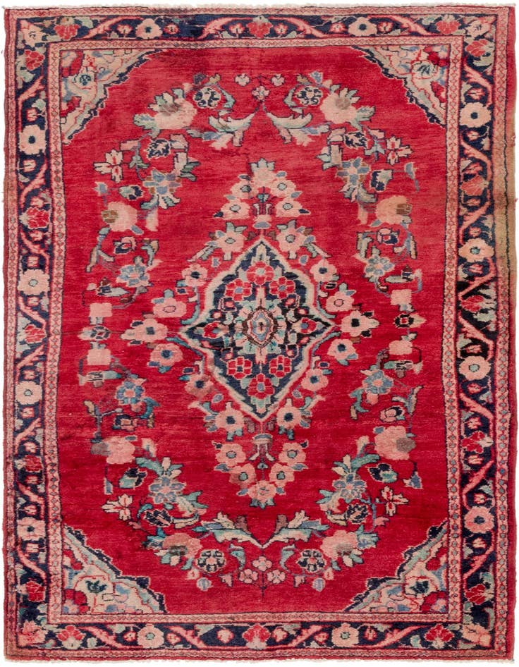 Detail image of 4' 3 x 6' 7 Liliyan Wool Rug