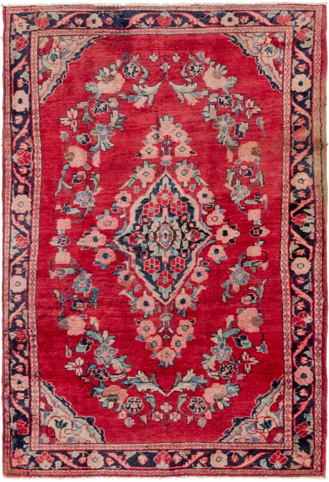 Detail image of 4' 3 x 6' 7 Liliyan Wool Rug