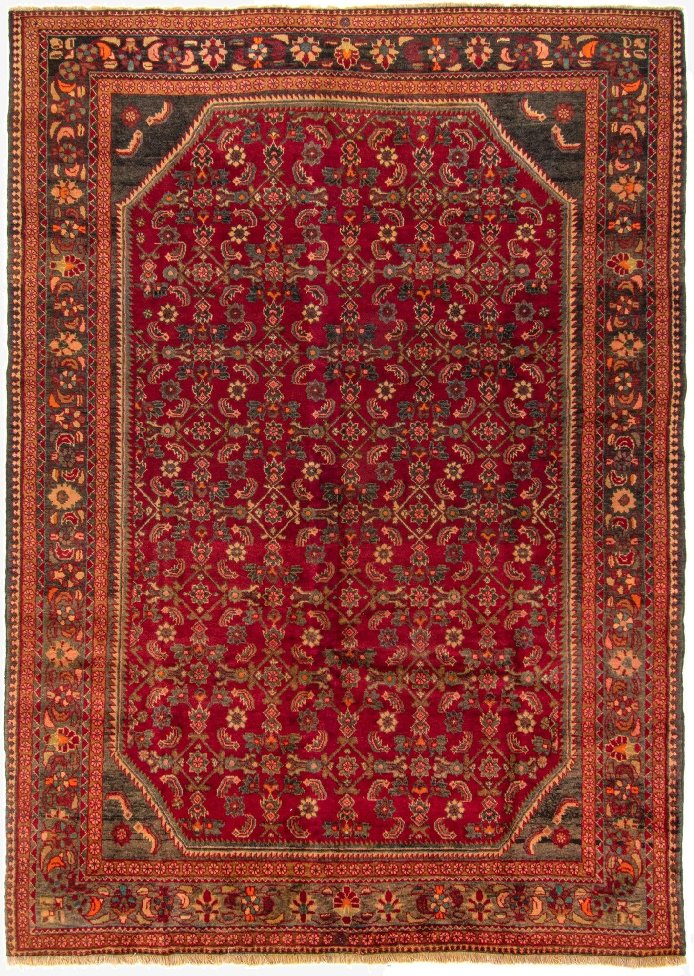 7' 7 x 10' 3  Hand Knotted Liliyan Persian Wool Rug