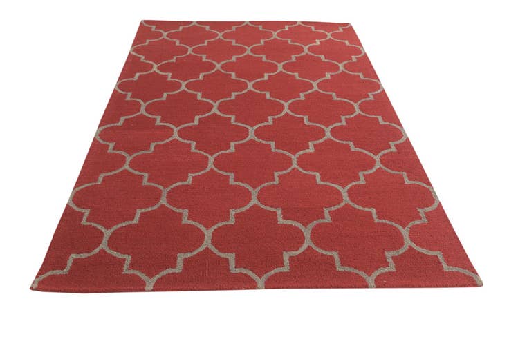Detailansicht von 155cm x 245cm Luna Wolle Teppich