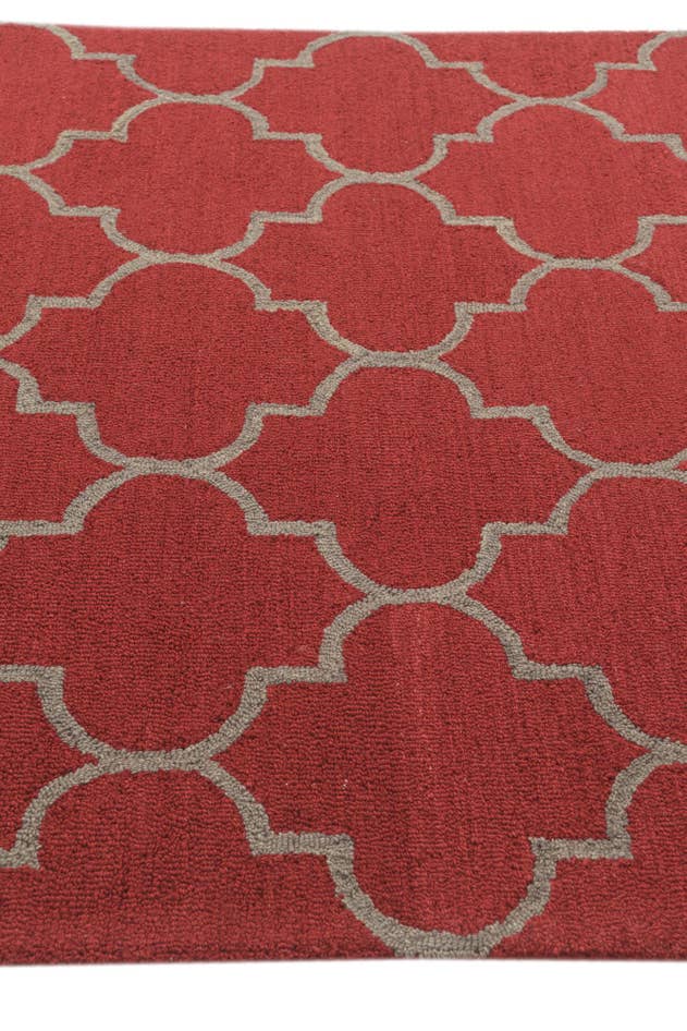 Detailansicht von 155cm x 245cm Luna Wolle Teppich