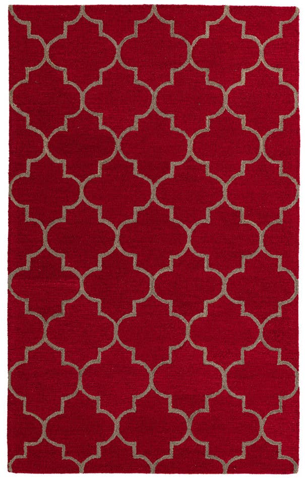 Detailansicht von 155cm x 245cm Luna Wolle Teppich