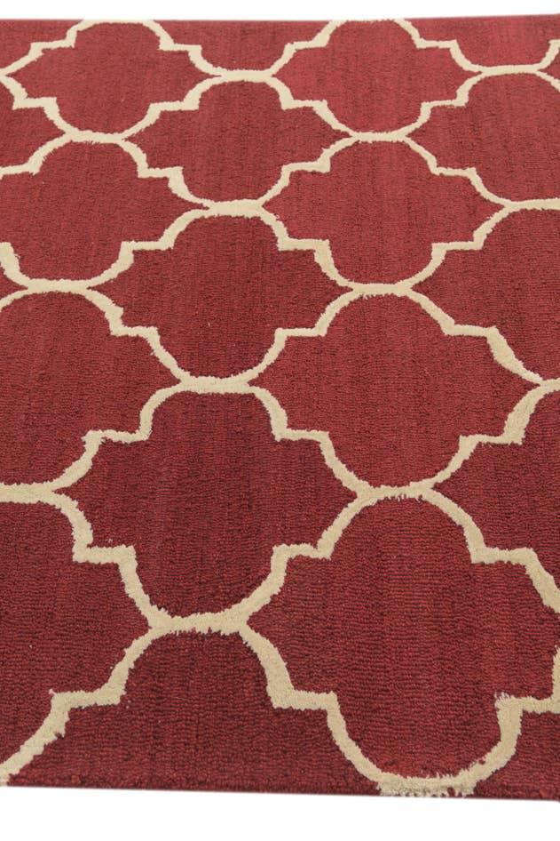 Detailansicht von 155cm x 245cm Luna Wolle Teppich