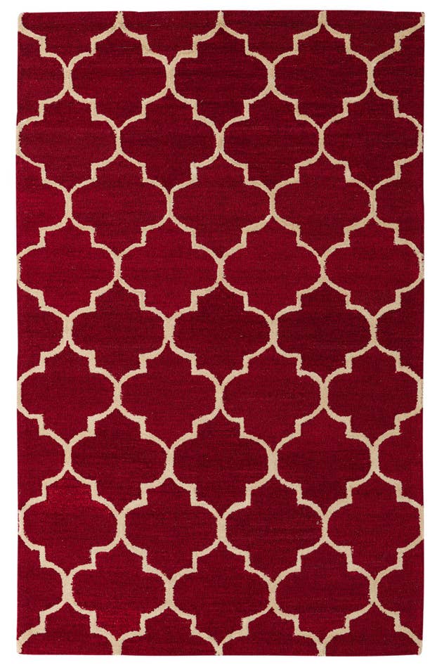 Detailansicht von 155cm x 245cm Luna Wolle Teppich