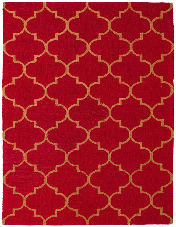Detail image of 5' 1 x 8' Luna Wool Rug