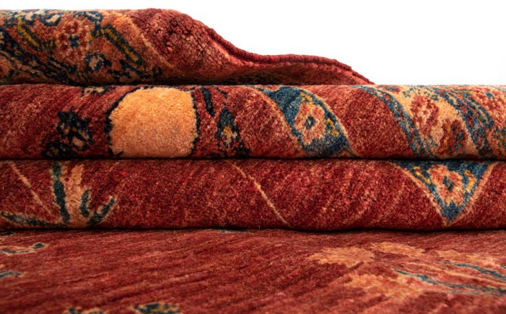Detail image of 5' 5 x 9' 1 Luribaft Wool Rug