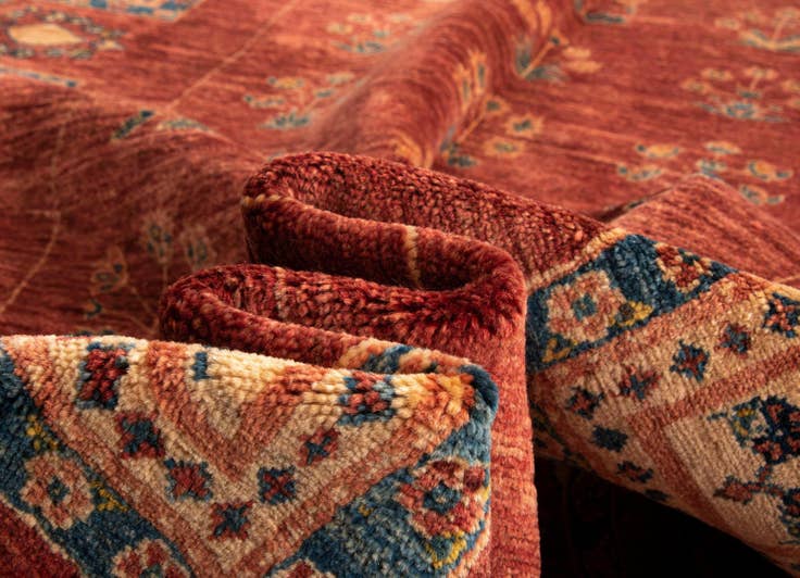 Detail image of 5' 5 x 9' 1 Luribaft Wool Rug