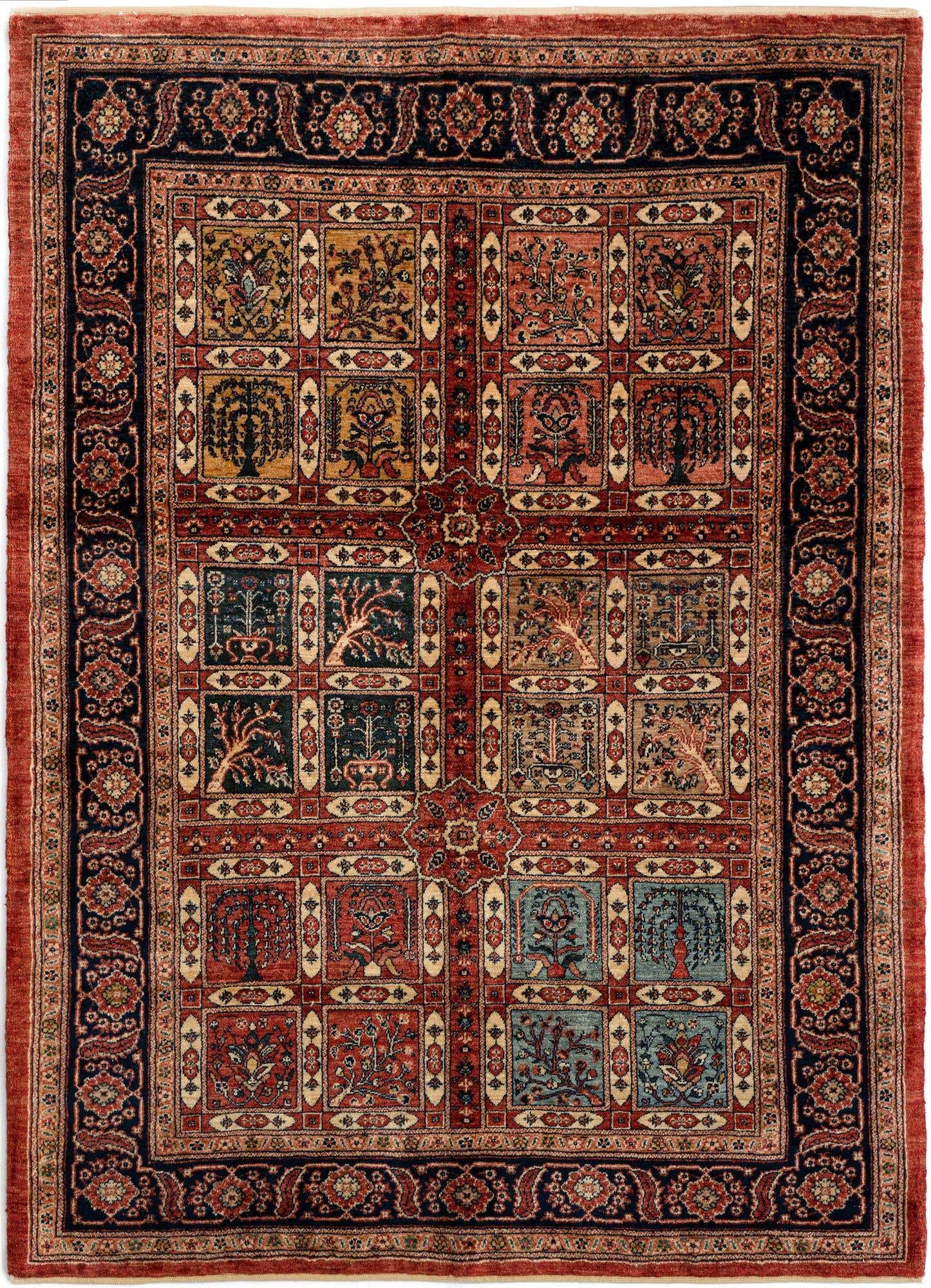 4' 7 x 6' 5 Luribaft Wool Rug