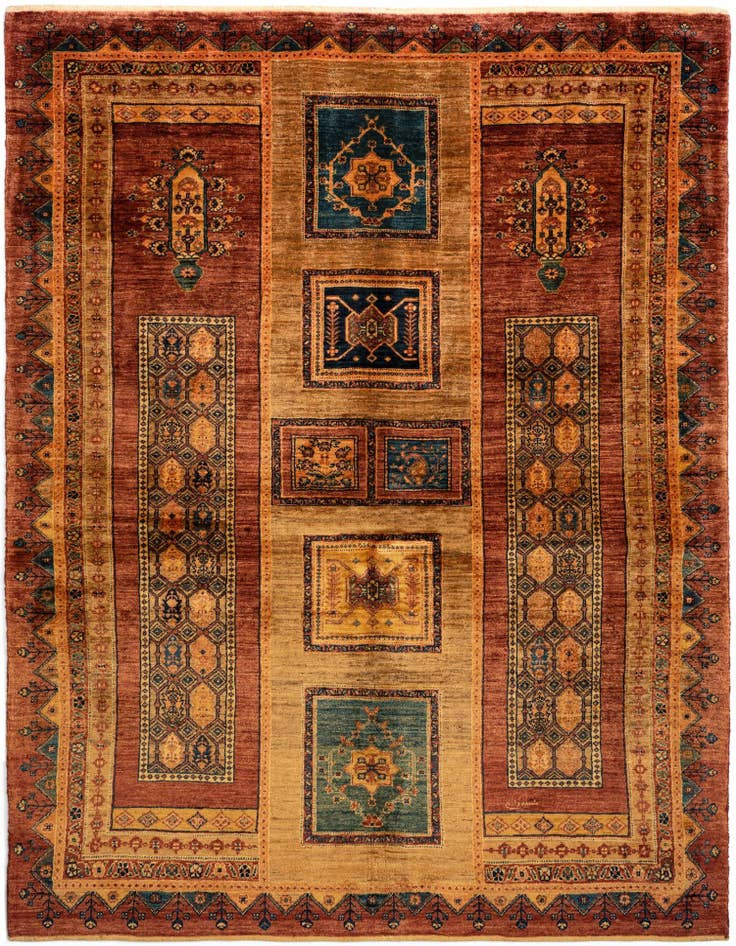 Detail image of 5' x 6' 8 Luribaft Wool Rug