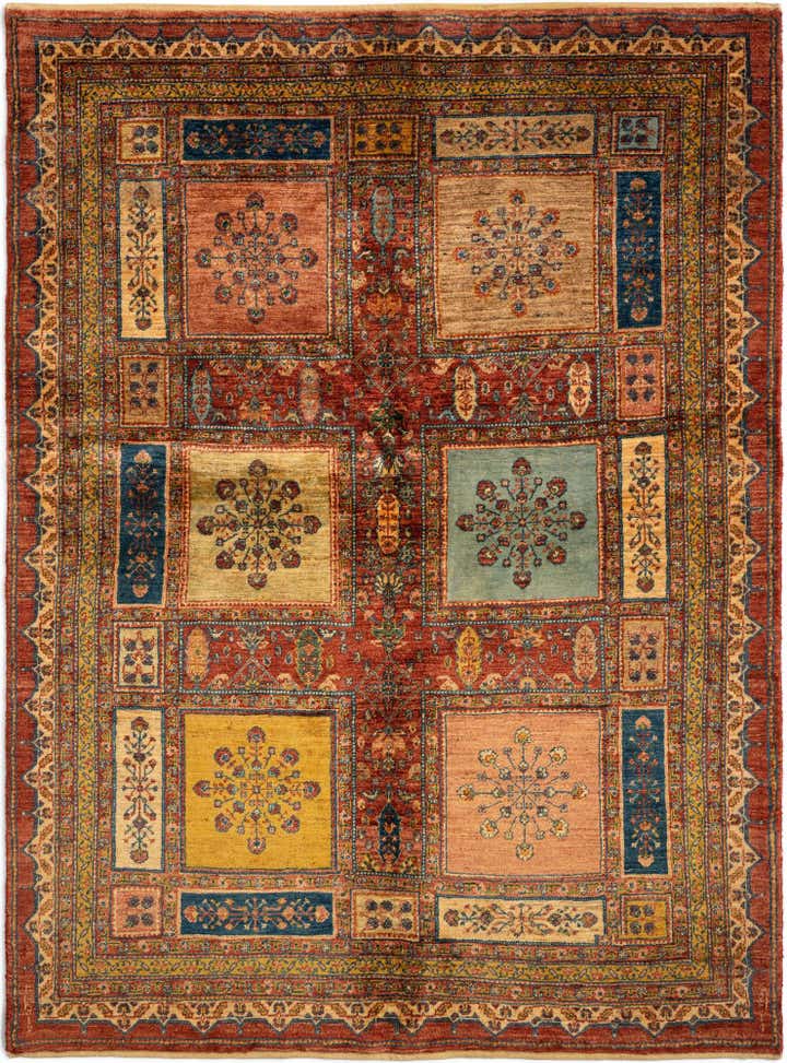 4' 11 x 6' 8 Luribaft Wool Rug