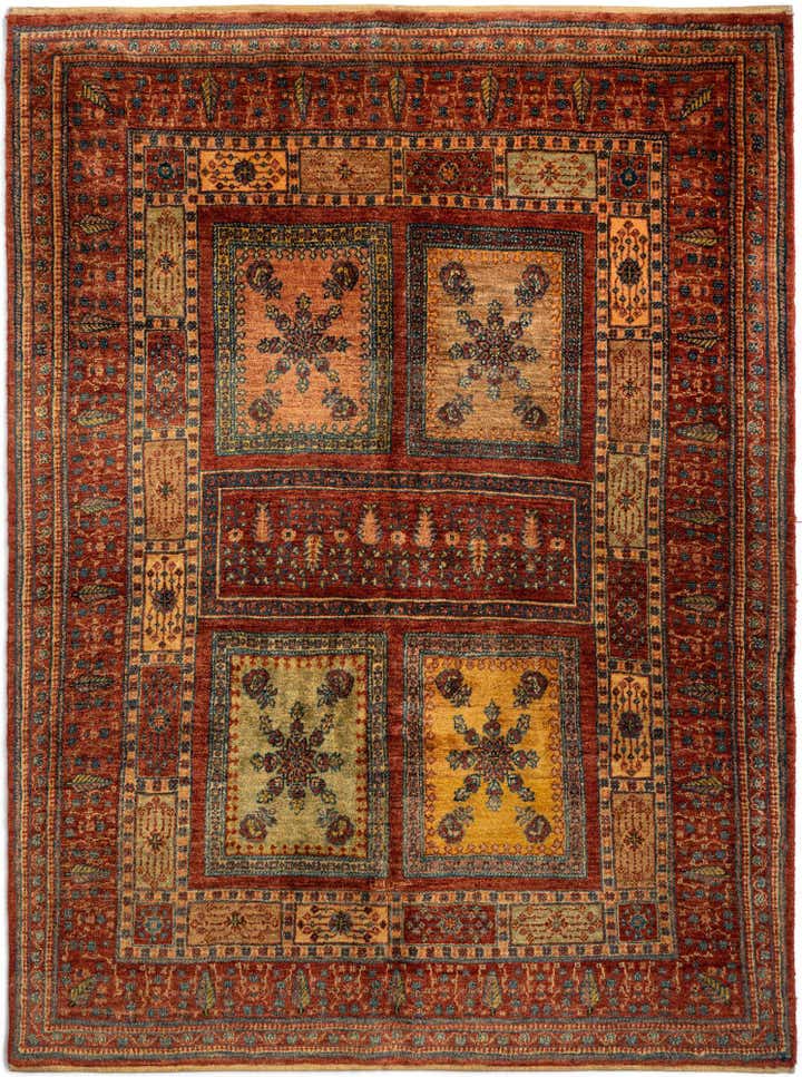4' 11 x 6' 5 Luribaft Wool Rug