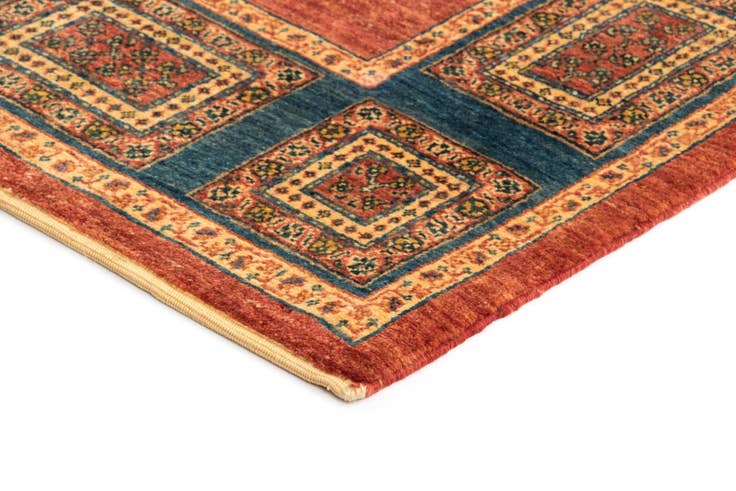 Detail image of 4' 11 x 7' 5 Luribaft Wool Rug