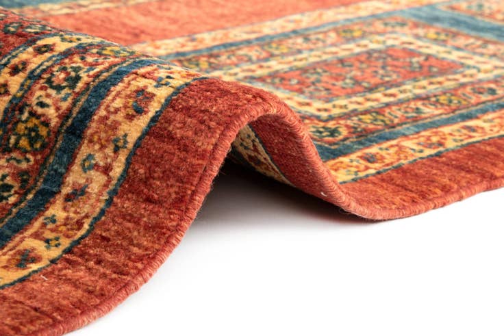 Detail image of 4' 11 x 7' 5 Luribaft Wool Rug