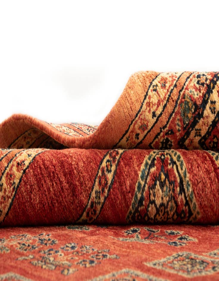 Detail image of 4' 8 x 7' 3 Luribaft Wool Rug