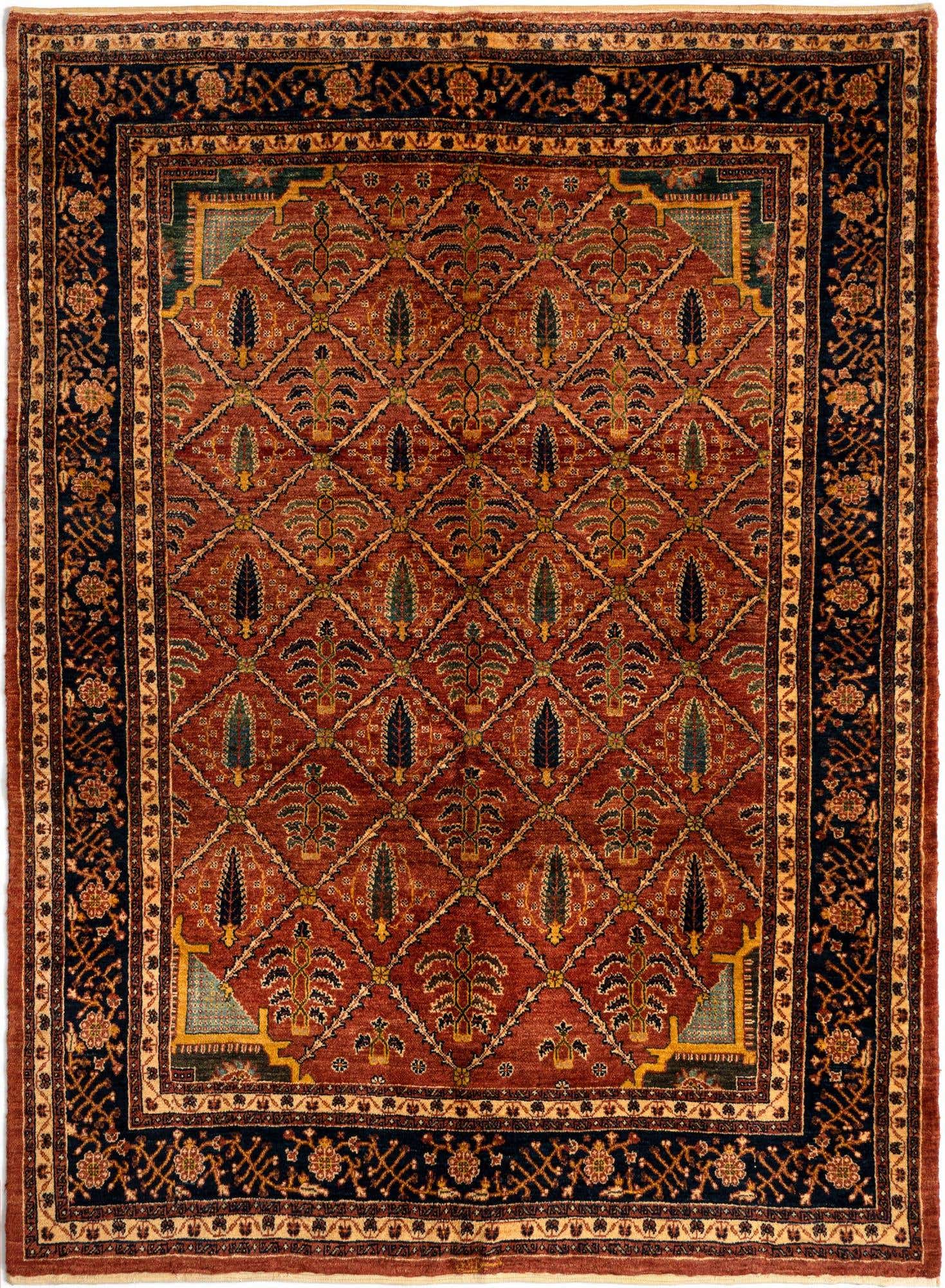 5' 2 x 6' 11 Luribaft Wool Rug