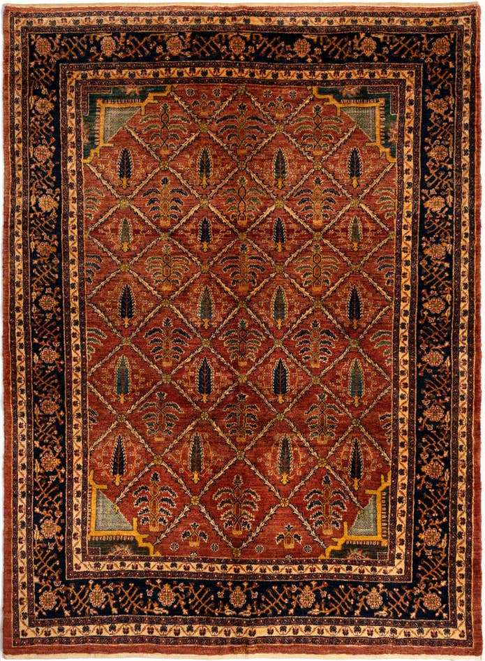 Detail image of 5' 2 x 6' 11 Luribaft Wool Rug