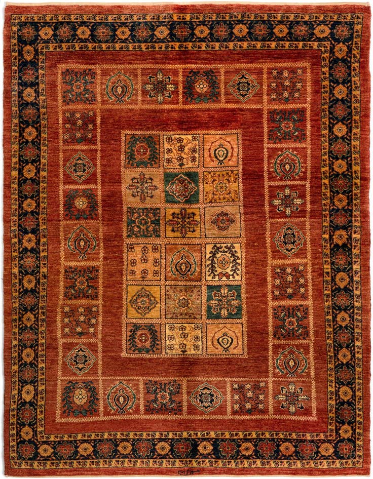 Detail image of 4' 9 x 6' 11 Luribaft Wool Rug