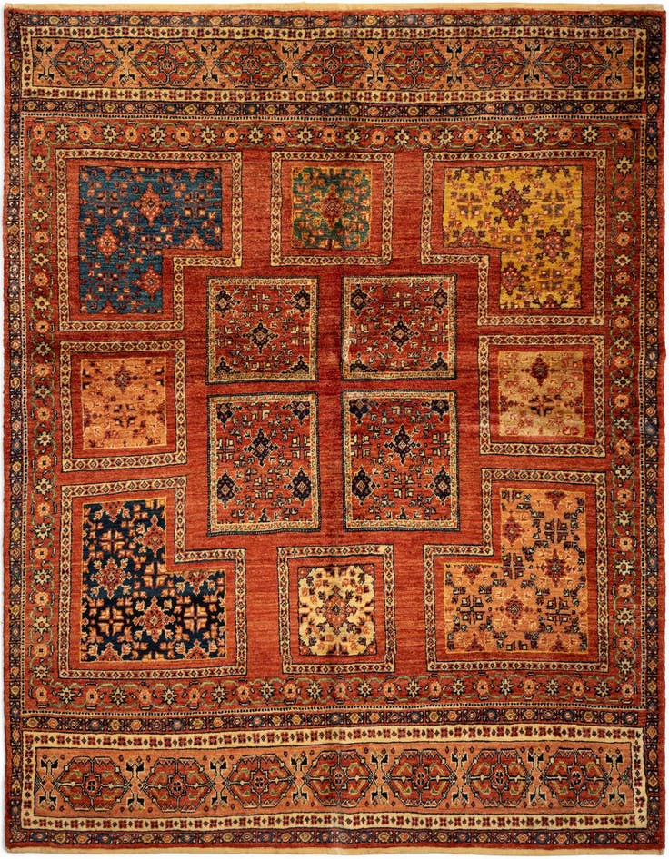 Detail image of 4' 10 x 6' 7 Luribaft Wool Rug