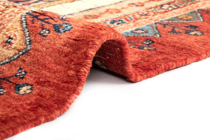 Detailansicht von 150cm x 220cm Luribaft Wolle Teppich