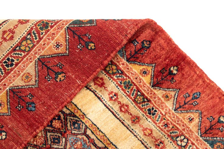 Detailansicht von 150cm x 220cm Luribaft Wolle Teppich