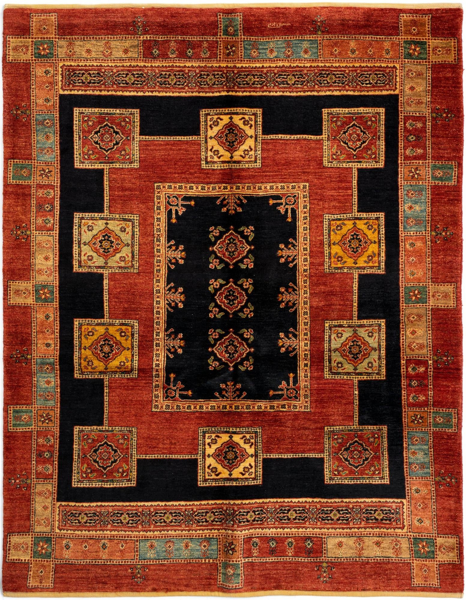 5' 1 x 6' 6 Luribaft Wool Rug