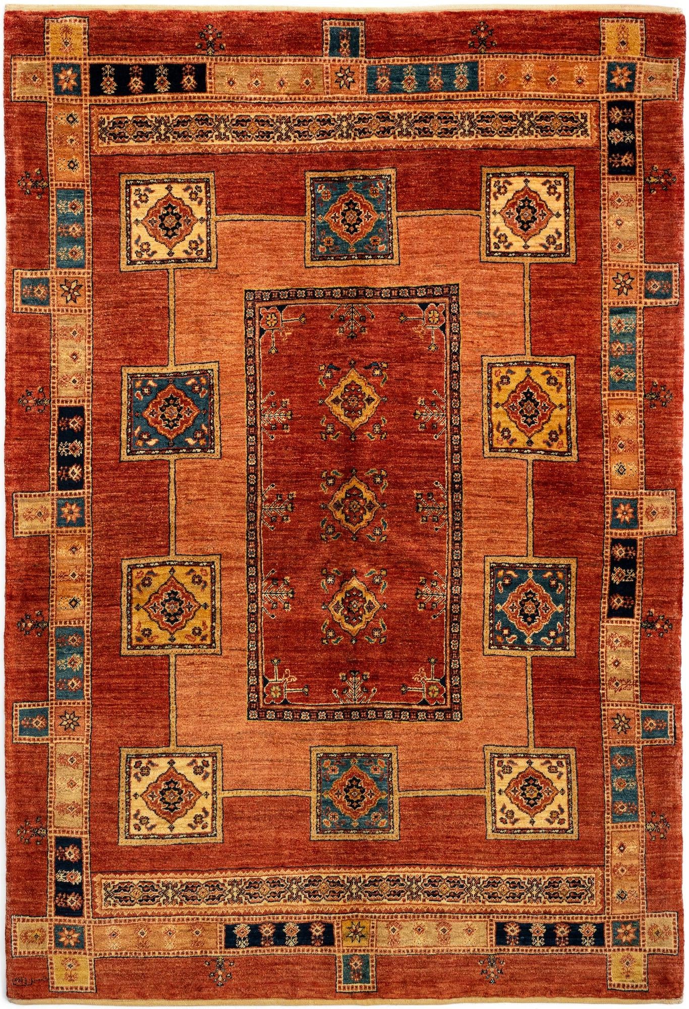 4' 8 x 6' 11 Luribaft Wool Rug