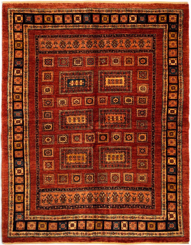 Detail image of 5' 3 x 7' 1 Luribaft Wool Rug